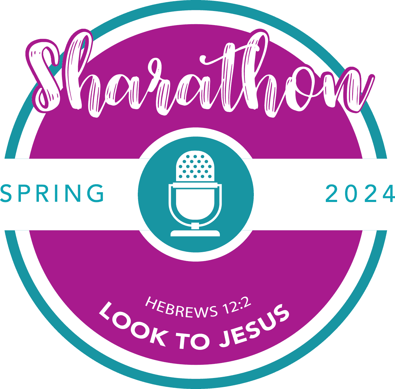 Sharathon_SPRING_2024_graphic_Look_to_Jesus_Hebrews_12_2_outline_RGB
